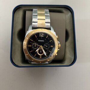 Fossil BQM2815 Privateer Chronograph Two-Tone Stainless Steel Watch